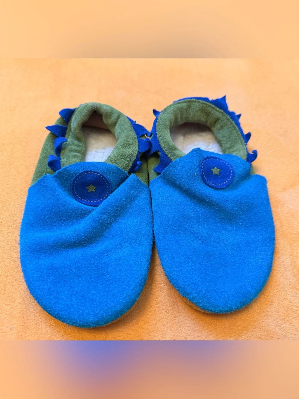 Softstar Leather and Sheepskin Roo Moccasin Slipper